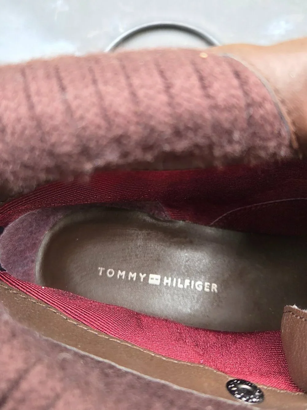 Tommy Hilfiger Tworanda2 Brown Lace-Up Ankle Chukka Combat Boot Size 8M